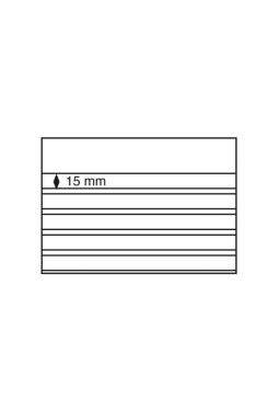 Einsteckkarten Standard,210x148 mm,5 klare Streifen mit Deckblatt