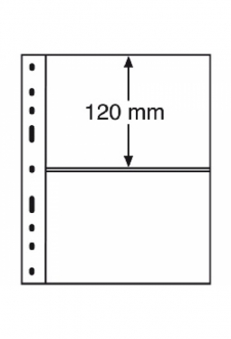 Kunststoffhüllen OPTIMA, 2er Einteilung, 10er Pack